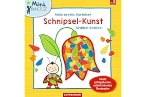 Mein erstes Bastelset: Schnipsel-Kunst Kribbel-Krabbel: Inhalt: 5 Klappkarten, selbstklebendes Buntpapier (Mini-Künstler)