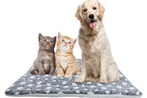GLAITC Copertine in Pile per Cani,3 Dimensioni Coperte per Cani e Gatti per Animali Domestici Animali Domestici di Peluche Letto per Cani Gattino per Gatti Lettino per Cani e Gatti Trasportino per Animali M