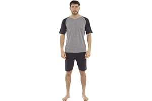 CityComfort Pyjama Homme, Pyjama Short Homme, Vêtements de Nuit Coton M-3XL