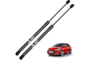 WateryWave 2X Rear Tailgate Struts for Hyundai i20 5 Door 2008-2020 Car Boot Gas Springs Black Gas Struts Boot Struts Shock Lift Support Replace #81770C8010, 81780C8010, 81770C8000, 81780C8000