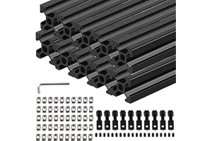 TIOMIOSEA 10 stycken 800 mm aluminiumprofil 2020 V typ aluminiumprofil extrudering europeisk standard 20 x 20 aluminium profi