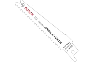 BOSCH ACCESSORIES Bosch Professional Coffret de 5 lame de scie sabre S 511 DF Flexible for Wood and Metal (longueur 100 mm, accessoires pour scie sabre)