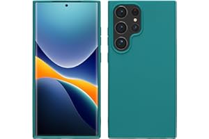 kwmobile Funda para Samsung Galaxy S24 Ultra Carcasa - Case TPU y Silicona Ultrafino - Cover antigolpes con Bordes elevados - Apto para Carga inalámbrica - petróleo Mate