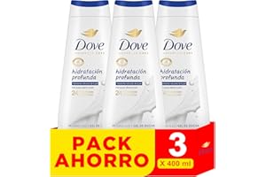 Dove Advanced Care Gel De Ducha Hidratación Profunda Hidratantes Naturales, 3 x 400 ml