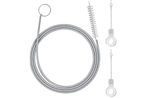 DEVENIRRICHE 3-częściowy zestaw elastycznych szczotek do czyszczenia lodówki, szczotka do czyszczenia rur, długa elastyczna nylonowa szczotka do czyszczenia otworów odpływowych