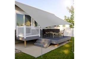 FTSMTK Sonnensegel 3x4m, Sonnenschutz Wasserdicht Windschutz Sonnensegel UV Schutz 99% Sunsegel mit Ösen Schnelle Wärmeableitung Hohen Zugkräften Standhalten Maschinenwäsche für Balkon Terrasse Garten