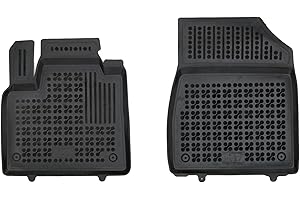 M MOTOS MOTOS Tapis de voiture en caoutchouc pour Renault Kangoo III depuis 2021 Améliorez votre confort de voyage avec le tapis antidérapant pour voiture - tapis de sol pour voiture tous temps, protection co