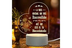 Niyewsor Regalos Originales para Mujer, Regalos Mujer Luz Nocturna, Regalo Original para Amigas, Hermana, Idea para Cumpleaños y Navidad