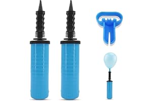 TIFANSO Balloon Pump Hand Manual | Dual Action Hand Held Inflator, Portable Air Pump & Air Blower for Balloons, Birthday,Christmas Party Decoration Accessories