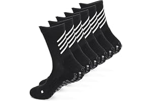 Gogogoal Calze sportive antiscivolo Calcio Uomo Donna, Cotone e imbottiti Anti scivolo Calza pantofola, Antiscivolo Grip Calze da calcio Basket Palestra Yoga Tennis…
