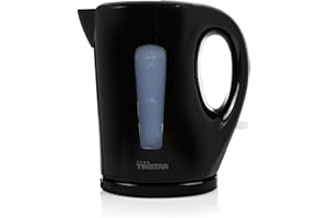 ‎TRISTAR Tristar Wasserkocher - 1,7 Liter Fassungsvermögen, 2200 Watt, Füllmengenmarkierung, Strix-Controller, WK-3384, Schwarz