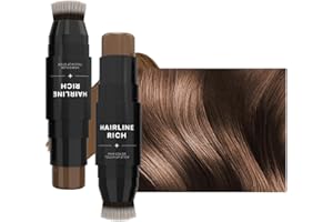 YONUARET Stick Colorato Istantaneo Per Capelli Polvere Per L'attaccatura Dei Capelli, Penna Coprente Per Capelli Tinta Temporanea Per Capelli A Doppia Estremità A Lunga Durata Impermeabile, Unisex