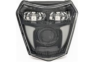 Maxtuned LED headlight 'Black Fog' MXT suitable for KTM SMC R/EXC/EXC - F 150/200/250/300 model year 2016-2022 with road approval