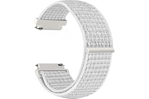 Vodtian Nylonowy pasek do zegarka 20 mm, do Samsung Galaxy Watch 7/6/5/4/FE 40/44 mm, Galaxy Watch 5 Pro 45 mm, Watch 6 Classic, Watch 4 Classic, Active 2, Garmin Vivoactive 5, dla kobiet i mężczyzn