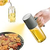 Gorouy Yağ P&uuml;sk&uuml;rt&uuml;c&uuml;, kaynayan hava frit&ouml;z&uuml; i&ccedil;in 250 ml yağ dispenseri, su ge&ccedil;irmez cam zeytinyağı şişesi, barbek&uuml; salatalar