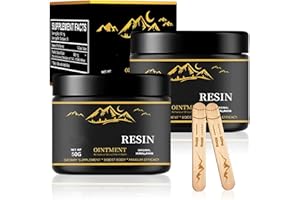 BYHSOEP 2 Piezas Shilajit Resina Himalaya 50g, Shilajit Original Himalaya Bio, Resina Shilajit Natural, Con Cuchara Medidora, Adecuada para Hombres y Mujeres