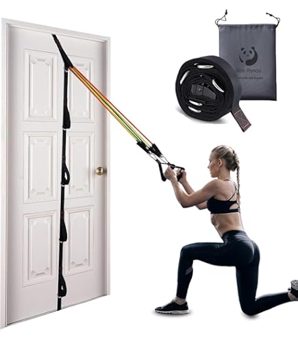 Jeteca Heavy-Duty Resistance Band Door Anchor Strap - 9 Attachment Points For Home Workouts
