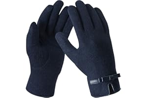 Bequemer Laden Femmes Hiver Chaud Gants Laine Gants Tactiles Thermique Tricoter avec Cachemire Doublure Polaire