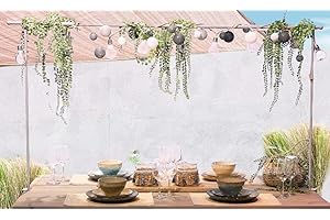 KOOPMAN INTERNATIONAL PRGN Barra in Metallo Decorativa Estensibile da Tavolo 135/250CM Grigio