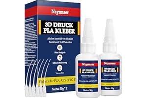 NAYRMAER 60 g 3D Printer Adhesive, PLA Adhesive, ABS Adhesive for ABS Plastic, PLA, PETG and TPU (3D Printer Adhesive)
