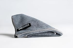 Hochwertiges Brillenputztuch (30 x 20 cm) - Mikrofaser Tuch zur Reinigung Ihrer Brille, dem Display von Handy und Laptop sowie dem Objektiv Ihrer Kamera von EYESHAKER®