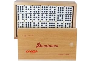 OSG Board & Traditional Family Domino Game Double Nine Imperial Club Dominoes