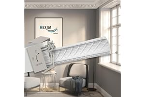 HEXIM Perfect 2 metri profili decorativi - grande selezione, (AA364-150x80mm) - modanatura di stucco in PU modellato, bianco, antiurto - modanatura d'angolo modanatura decorativa