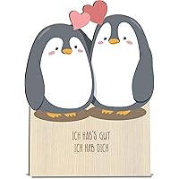 Holzbild Mit Spruch & Reagenzglas - Deko Mit 'A Smile Is The Prettiest Thing'