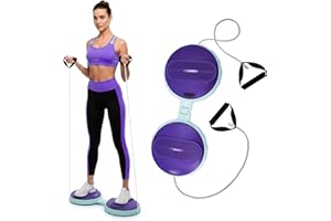TENBOOM Zusammenklappbar Twist Waist Disc Board With Drawstring 120KG Load Capacity, Power twist Devices for Abdominal Muscle Training, Indoor Fitness Equitment für Erwachsene and Junger