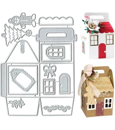 2 Pezzi Fustelle Natalizie - Stampini Per Babbo Natale E Pupazzo Di Neve, Per Decorazioni - Foto 8