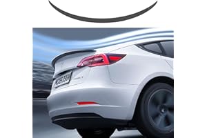 TOPABYTE per Tesla Model Y Spoiler Originale Spoiler Posteriore Aletta Lip per Tesla Model Y 2020-2024 Accessori (Carbonio Opaco)