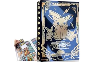 ESHAWO Album de cartes grand en PP avec classeur - 432 pochettes pour Collect Cards, trading cards, Sports cards, playing cards - 24 pages (9 poches par page) - Idéal pour protéger, organiser - VB17