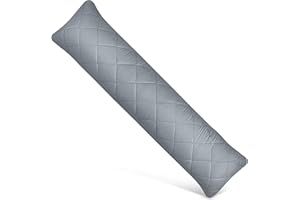 Utopia Bedding Oreiller matelassé pour Le Corps, 40x145 cm Oreiller de Grossesse et de maternité, Oreiller pour Dormir sur Le côté, Rembourrage en Polyester Doux (Gris)