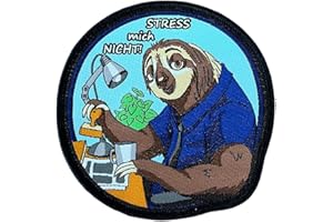 GEARBUDDIES Behördenfaultier Textil Patch mit Klett