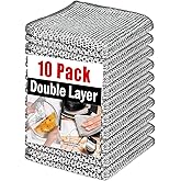 Prime Pick 10 Pack Double Layered Non-Scratch Wire Dishcloth | Steel Scrubber for Utensils, Multipurpose Wet & Dry Cleaning C
