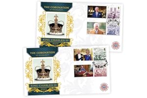 THE KOIN CLUB King Charles III Coronation First Day Covers From 2 Royal Mail Postmarked Stamp Sets May 6th 2023