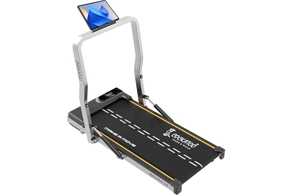 Cockatoo Alphapad 3.0 3HP Peak Walking Pad for Home, Treadmill for Home Foldable with Max User Weight 110 KG, Speed 6 Km/Hr, Grey