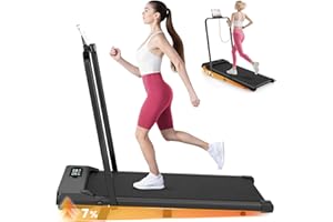 HOMEFITNESSCODE Tapis Roulant Elettrico Salvaspazio 7%, 3 IN 1 Walking Pad Pieghevole, 2.5CV Tapis Roulant Con Inclinazione, Display LED, Carico massimo di 130 kg