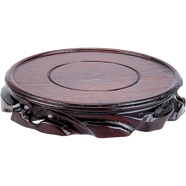 Hkwshop Base De Bonsaï De Vase Vase En Bois Affichage De La Base Stands Théière Pratique Vase Bonsaï Base De Bonsaï For La Décoration De Bureau à Domicile Présentoirs En Bois (Size