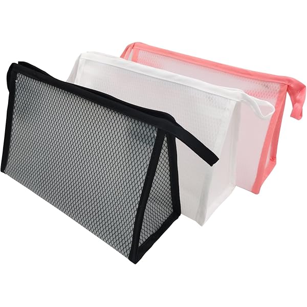 Astuccio Da Toilette Impermeabile 2 Pezzi - Trasparente, Grande Capacit&agrave;, Per Uomini E Donne