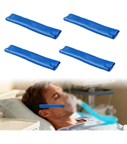 4 Copricinghie Per Maschera CPAP In Raso Rosa, Cuscinetti Imbottiti Traspiranti, Antimarca, Per Ridurre I Segni Rossi Sul Viso