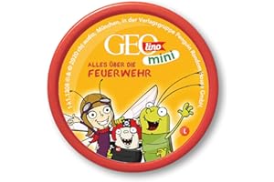 Kekz Geolino Mini - Chip de Audio para escucho de Galletas, diseño de Galleta 1: Todo sobre el Bombero, Juego de Audio para niños a Partir de 5 años, Tiempo de Juego Aprox. 42 min