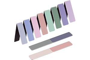 UpUDo Lot de 12 Marque-page, Signets Magnétiques, Bandes de Lecture pour Enseignants, Amateurs de livres, Enfants, étudiants