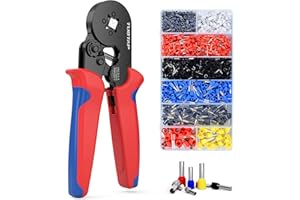 Aderendhülsenzange Set - TUBTAP® Crimpzange Aderendhülsen Set mit 1200 stück Aderendhülsen mit 1200 stück Aderendhülsen Tool Kit