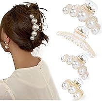 Zilverkleur swarovski steentjes - Haarklemmen