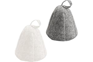Sugeru 2 cappelli da sauna in feltro, ideali per uomo e donna, di buona qualità, per sauna e sauna, per gli amanti della sauna, un'esperienza unica
