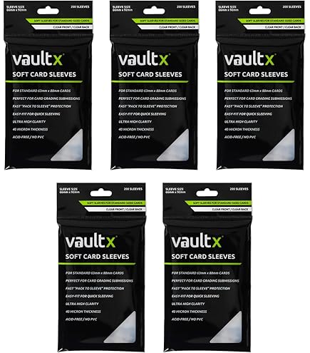 Sleeves For PSA Beckett Slabs 500 PSA Graded Card Sleeves - 5 Packs,  Perfect Fit For PSA Slabs & Toploaders ProGuard Card Sleeves 500 Pack
