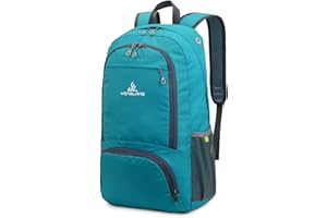 Wandering Star® Mochila de Viaje 45 x 36 x 20 easyJet, Mochila Plegable 32 litros Mochila de Senderismo Impermeable Ultraligero Mochila Trekking Para Hombres Mujeres