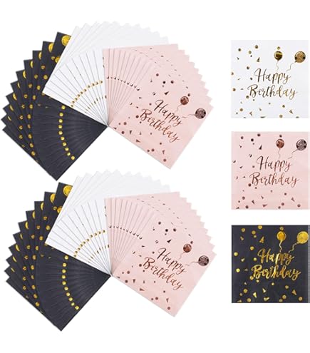 Servetten Happy Birthday Ballonnen - 16 Stuks Servetten Happy Birthday Ballonnen - 16 Stuks