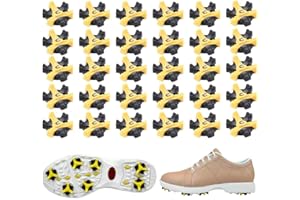 SSRDFU 30 Pcs Clavos de Golf, Antideslizantes, Resistentes al Desgaste, adecuados para la mayoría de los Zapatos de Golf, súper Agarre, reemplazo de Clavos
